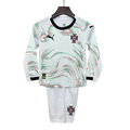 Portugal Away Manga Longa 25/26 Mini Conjunto para Niños