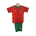 Portugal Home 2004 Mini Conjunto para Niños Retrô