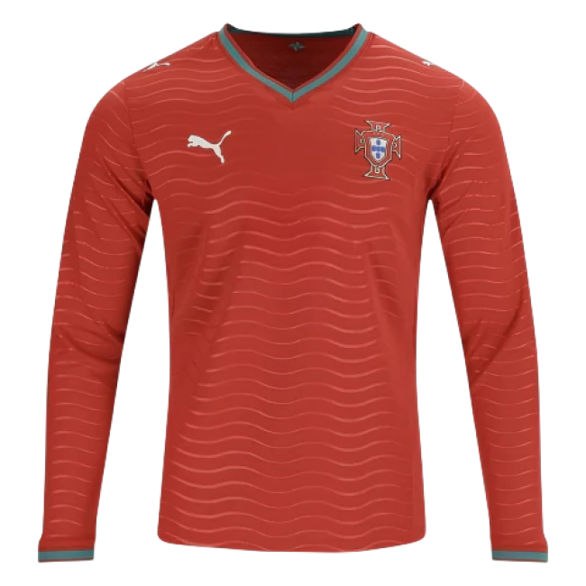 Portugal Home Manga Longa 26/27 Mini Conjunto para Niños