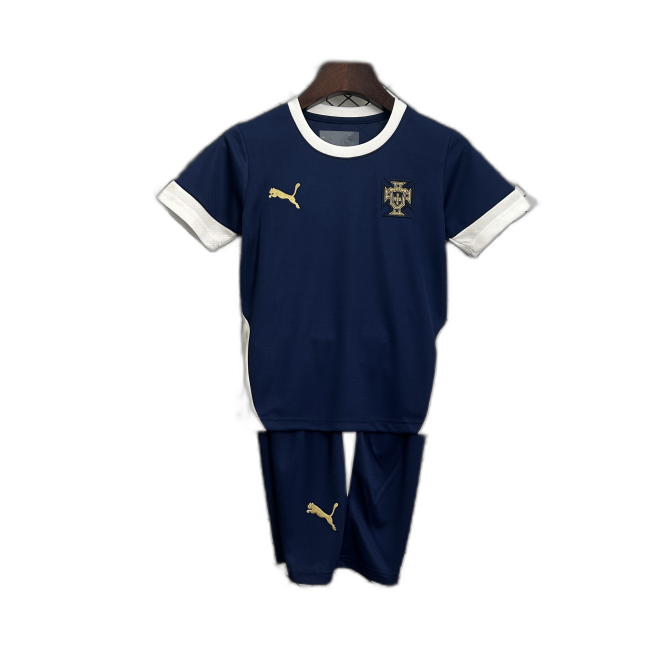 Portugal Treino Azul 25/26 Mini Conjunto para Niños