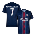 PSG Home 25/26 Mini Conjunto para Niños - KVARATSKHELIA #7