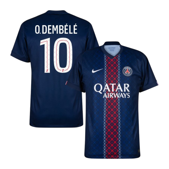 PSG Home 25/26 Mini Conjunto para Niños - O. DEMBÉLÉ #10