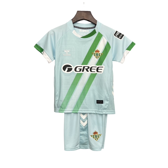 Real Betis Away 25/26 Mini Conjunto para Niños