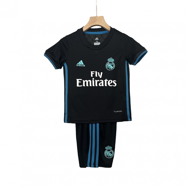Real Madrid Away 17/18 Mini Conjunto para Niños Retrô