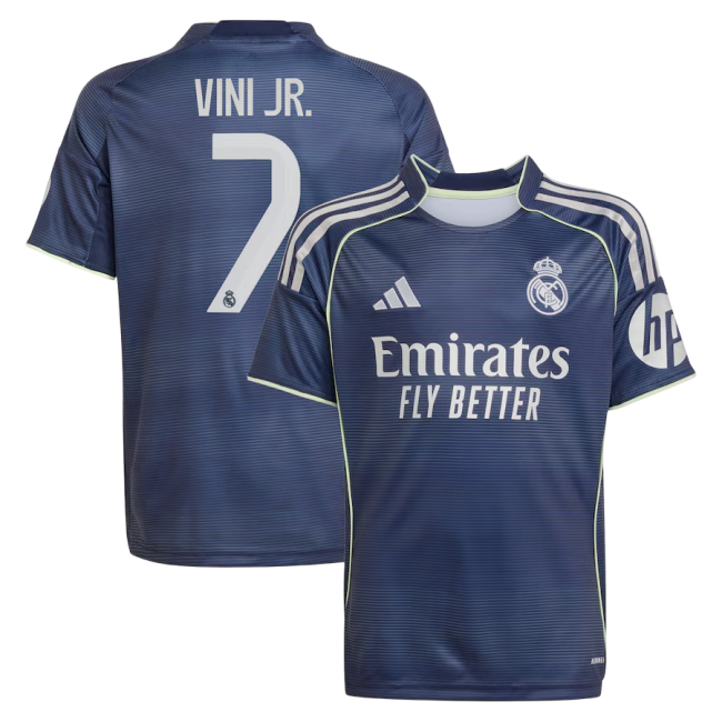Real Madrid Away 25/26 Mini Conjunto para Niños - VINI JR. #7