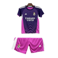 Real Madrid Portero Roxo 25/26 Mini Conjunto para Niños