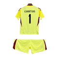 Real Madrid Portero Verde 25/26 Mini Conjunto para Niños - COURTOIS #1