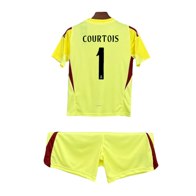 Real Madrid Portero Verde 25/26 Mini Conjunto para Niños - COURTOIS #1