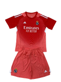 Real Madrid Portero Vermelho 25/26 Mini Conjunto para Niños