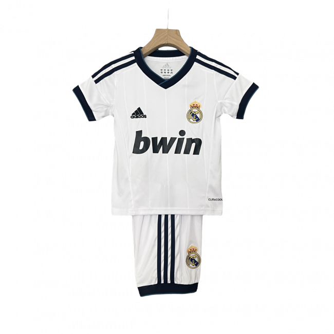 Real Madrid Home 12/13 Mini Conjunto para Niños Retrô