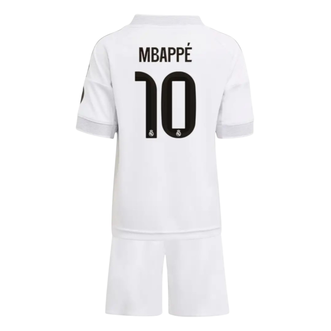 Real Madrid Home 25/26 Mini Conjunto para Niños - MBAPPÉ #10