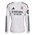 Real Madrid Home Manga Longa 25/26 Mini Conjunto para Niños