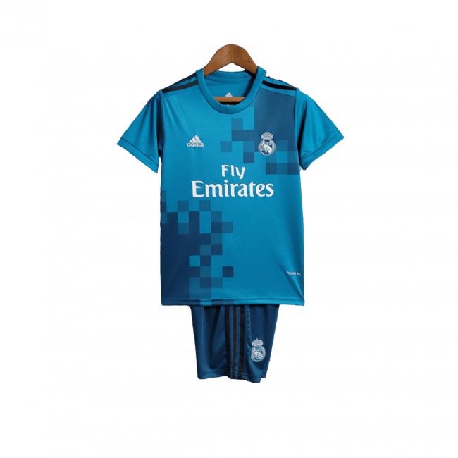 Real Madrid Third 17/18 Mini Conjunto para Niños Retrô