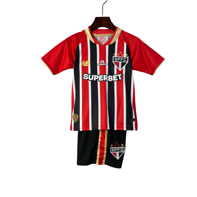 São Paulo Away 25/26 Mini Conjunto para Niños