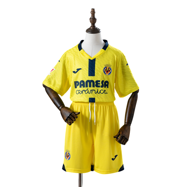 Villareal Home 25/26 Mini Conjunto para Niños